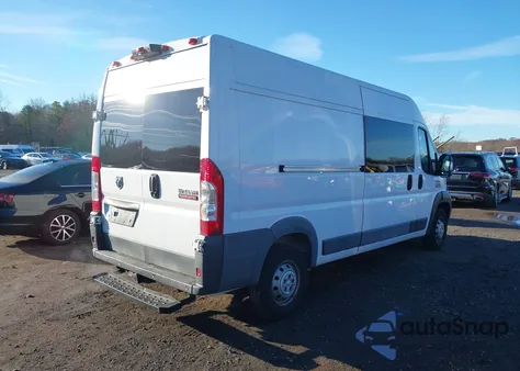 2018 Ram Promaster 3500 High Roof 159 Wb из США, поврежденный, VIN 3C6URVHG7JE149186